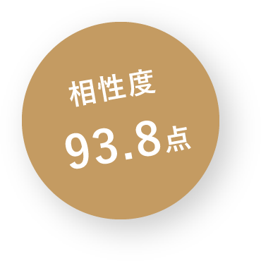 相性度93.8点