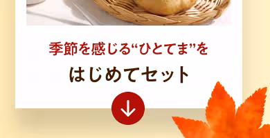 季節を感じる“ひとてま”を はじめてセット