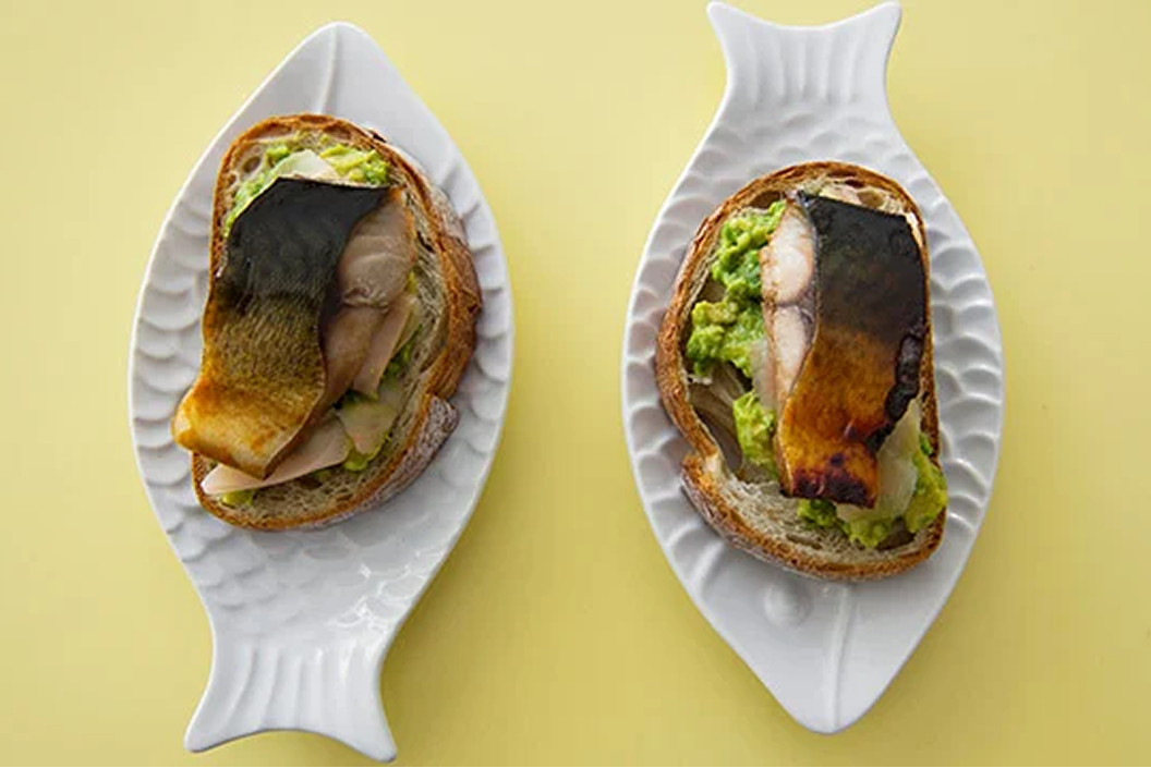 さばのクロスティーニ