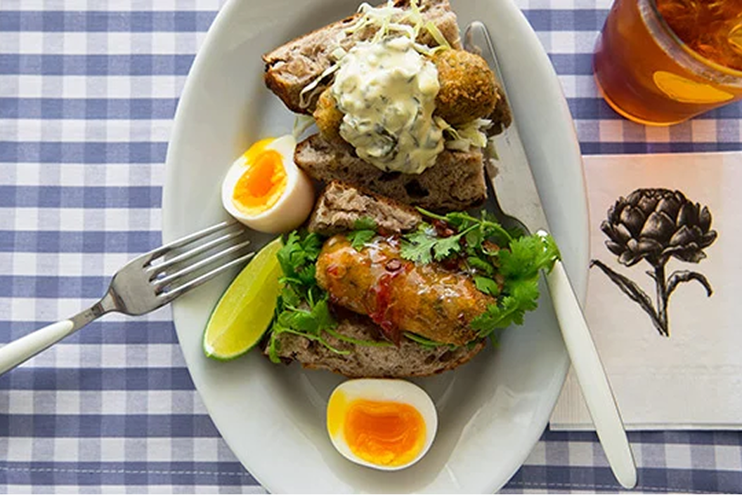 あじフライのサンド