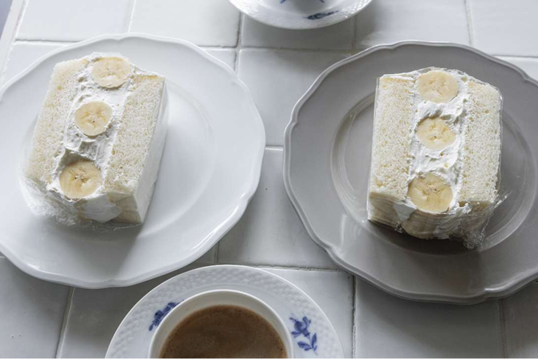 大きなバナナのサンド