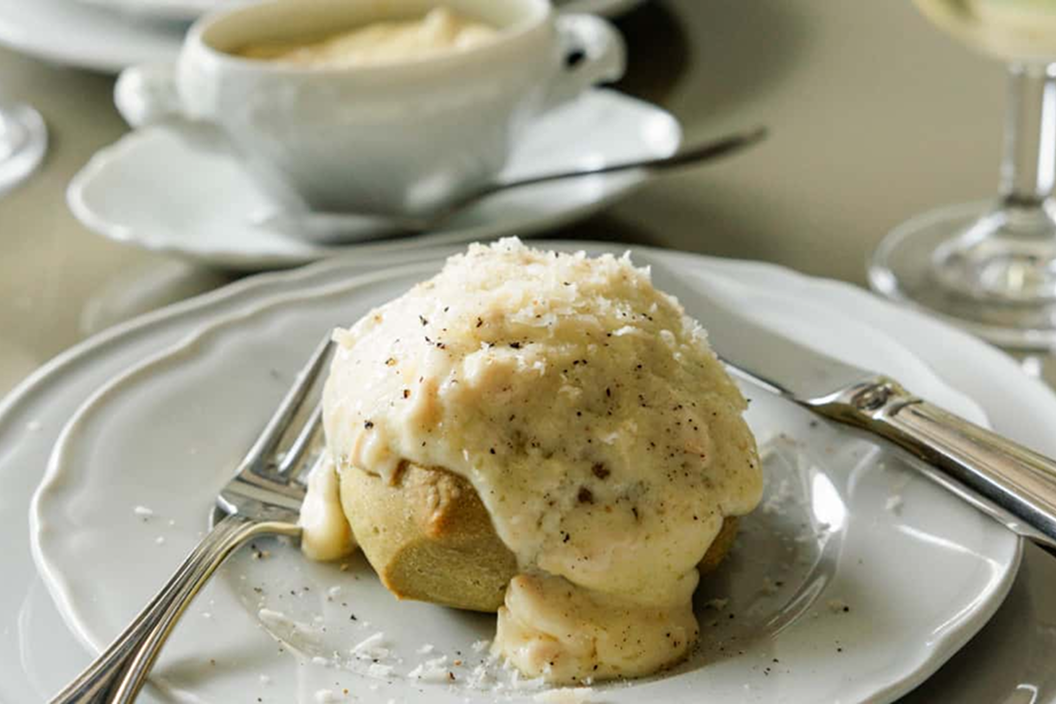 ツナクリームソースのパヴェ