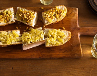 ガーリックトースト2種