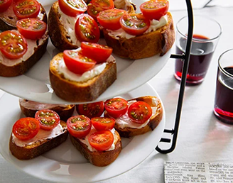 トマトのカリカリトースト