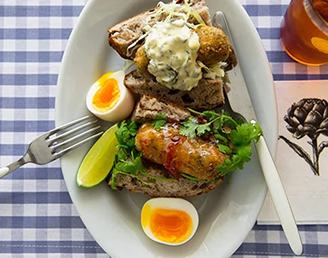 あじフライのサンド