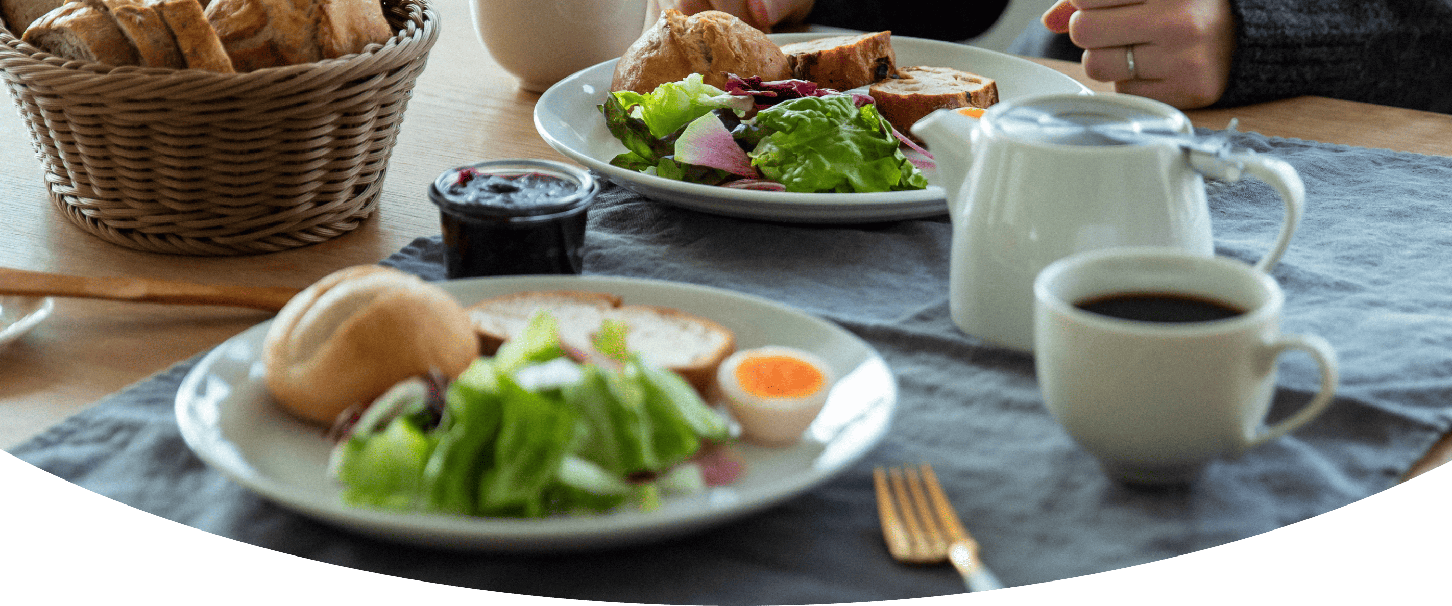 Pascoのパンと食卓の写真