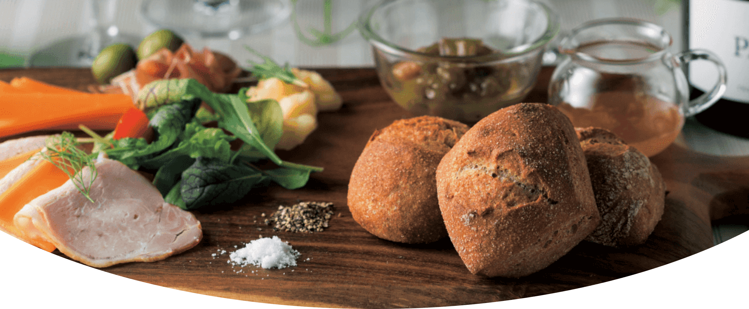 Pascoのパンと食卓の写真